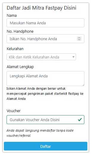 Syarat Jadi Agen Fastpay