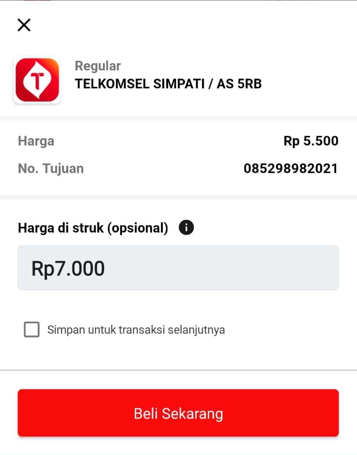 Cara Setting Harga Pulsa Fastpay di Aplikasi Fastpay