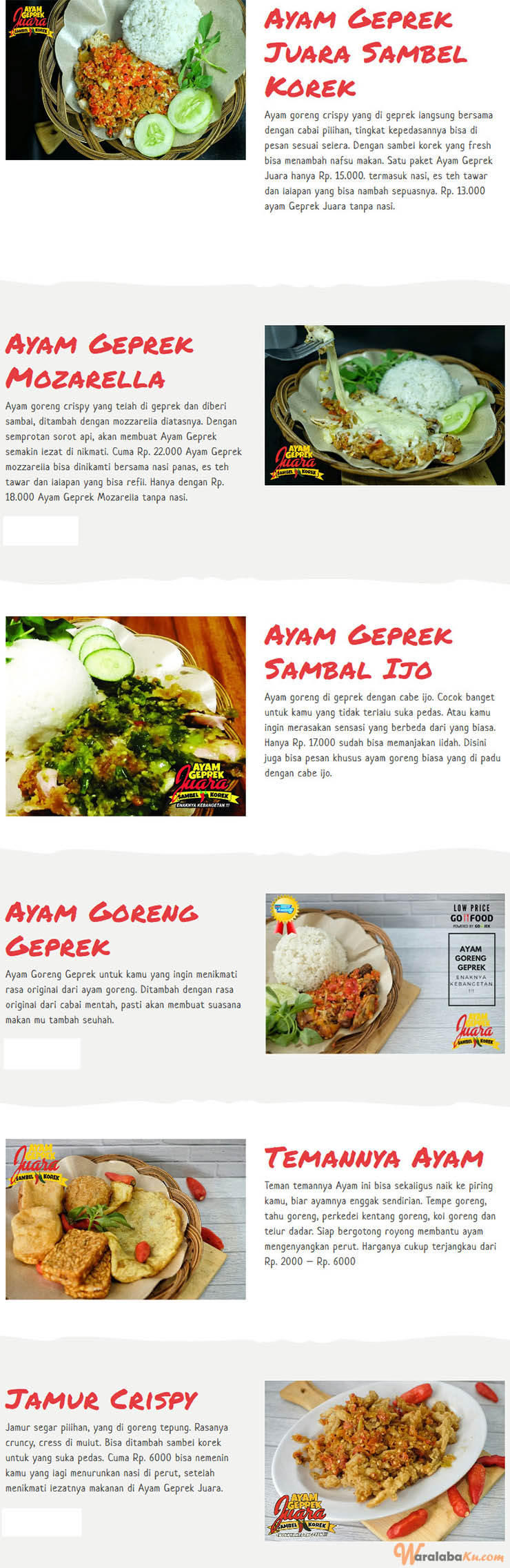 Proposal Usaha Makanan Ayam Geprek